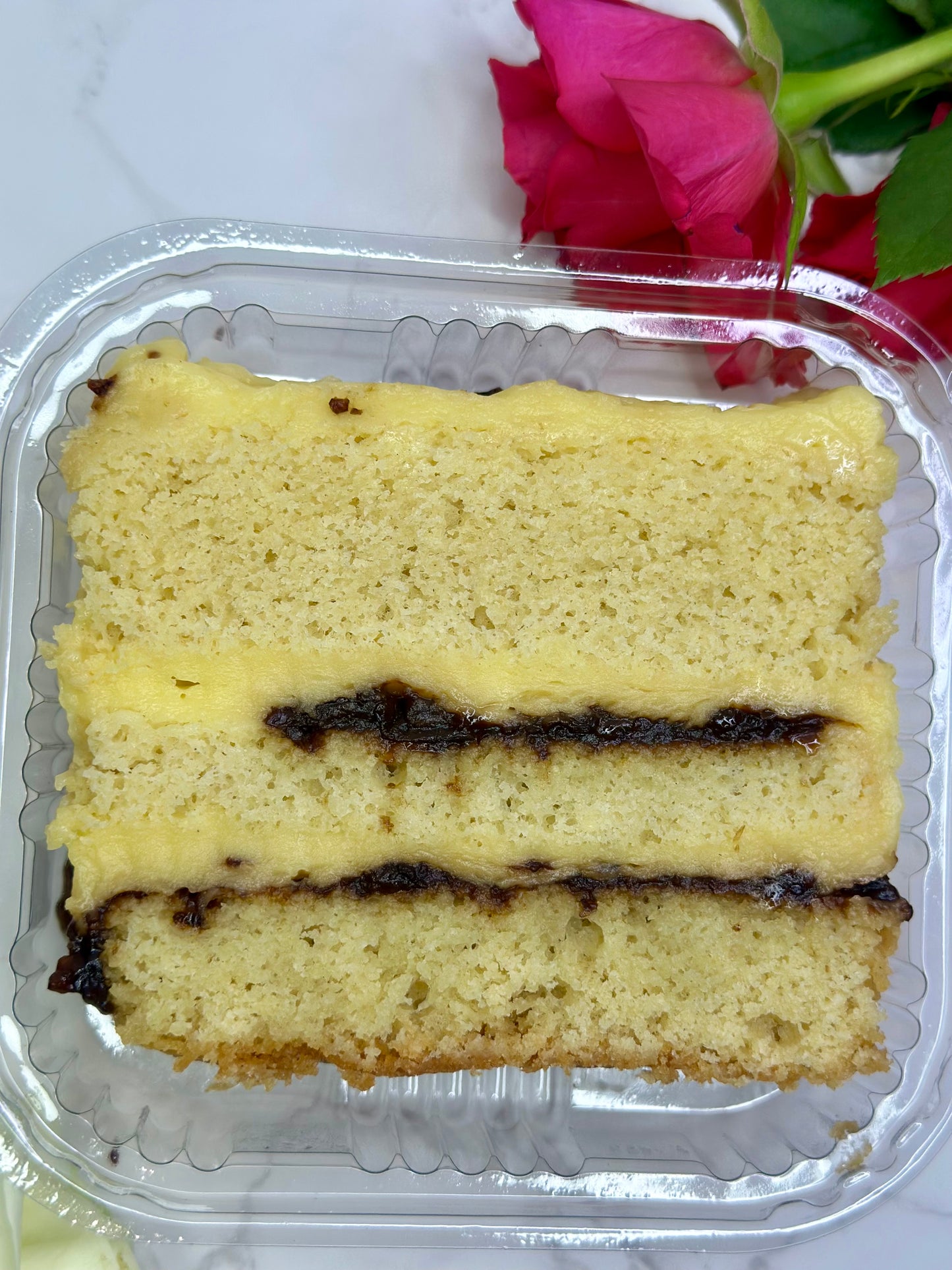 Pudding and Prune Cake Slice |Pudding ku Pruimu Slice