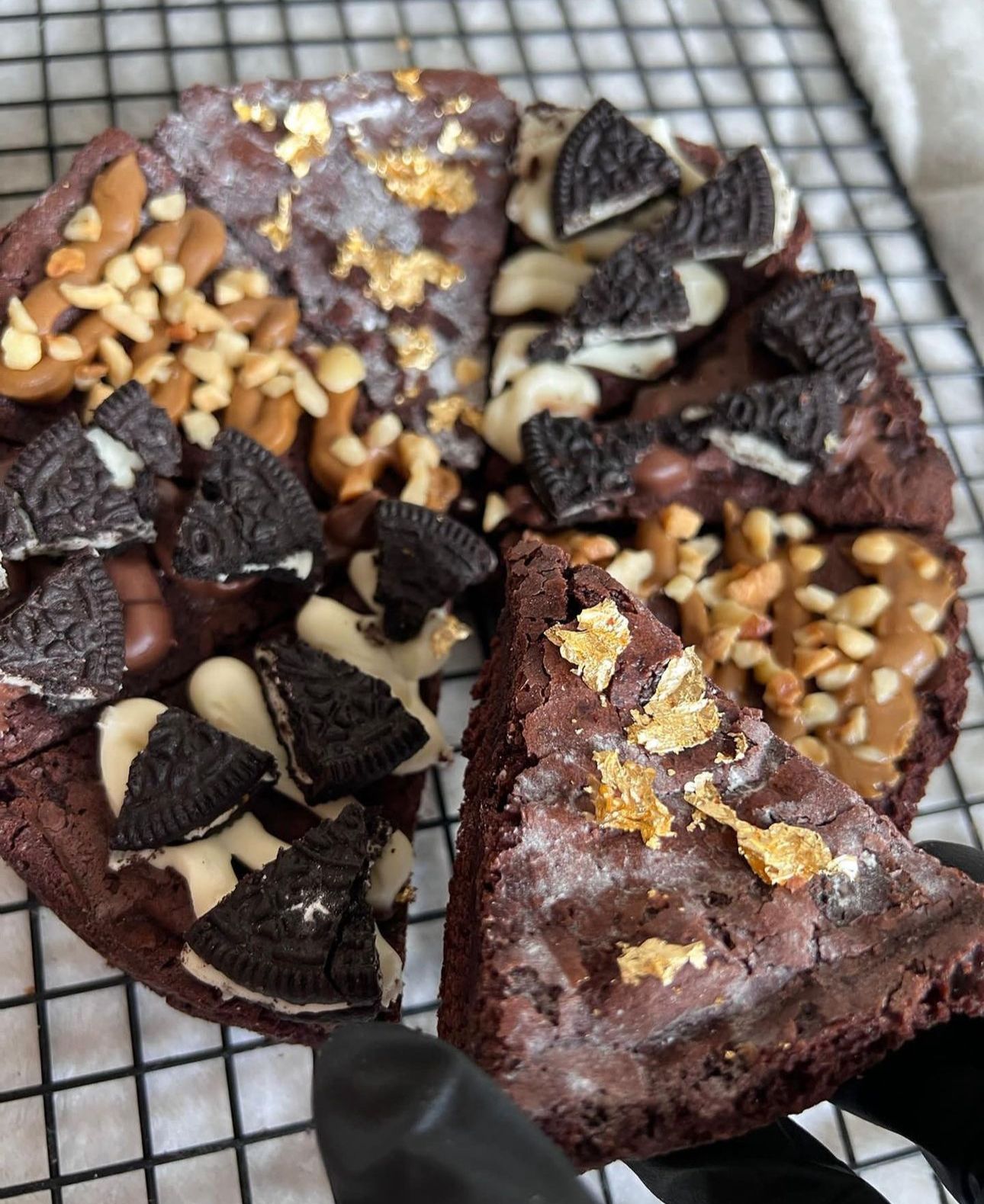 Brownie pizza