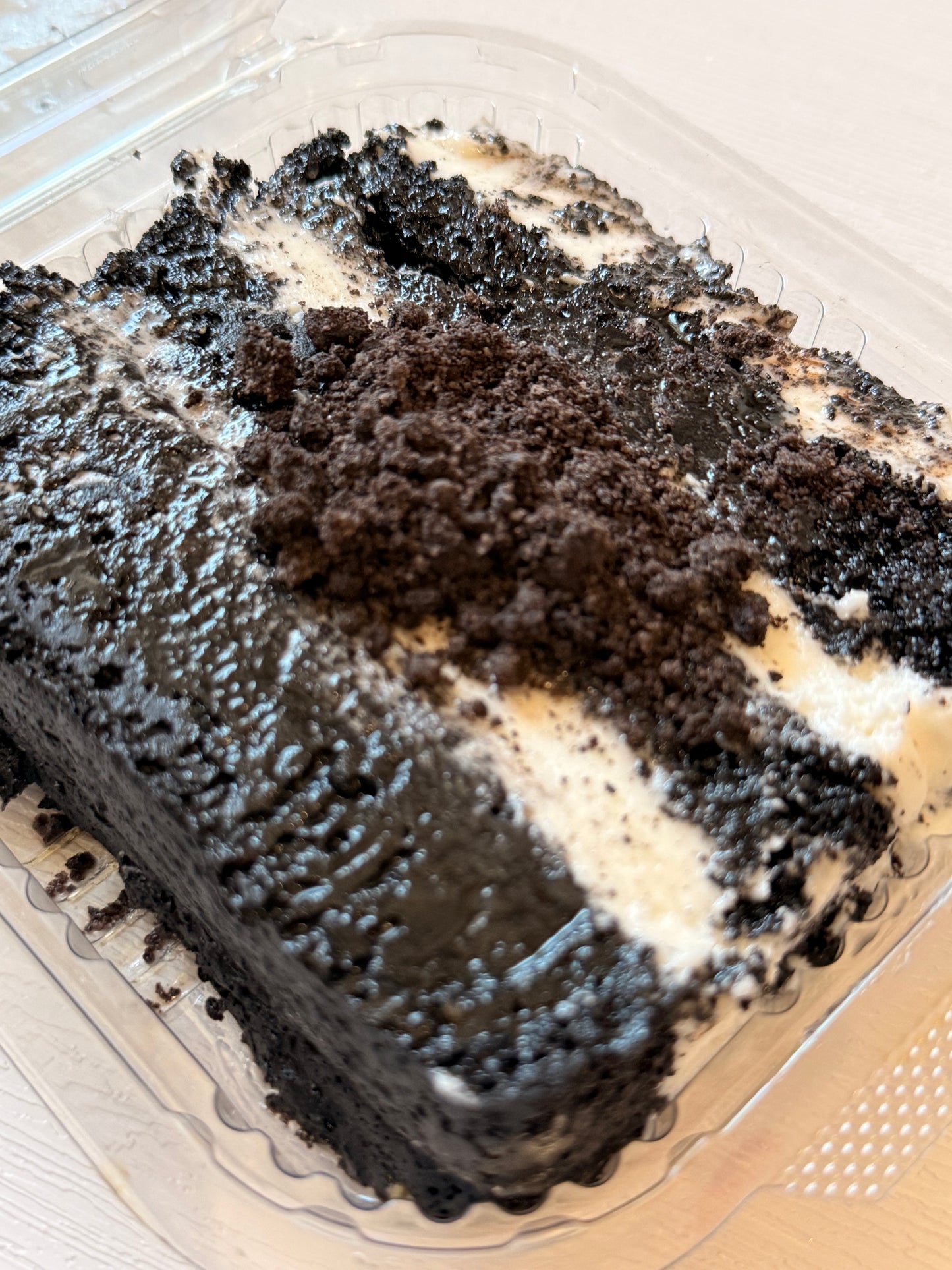 Chocolate Oreo Cake Slice