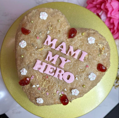 Mother’s Day Cashew Heart Cake